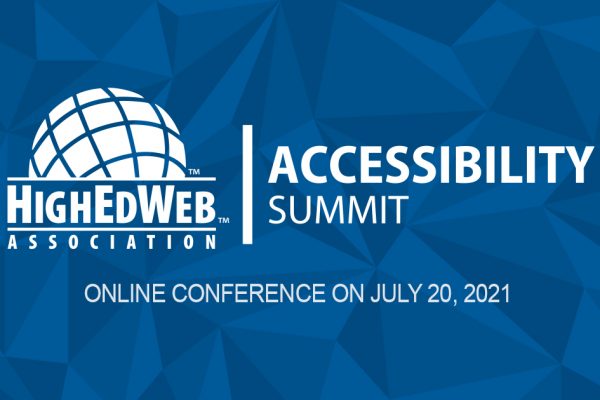 Accessibility Summit: Q&A with Erin and Karen, with HighEdWeb logo