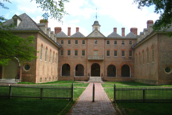 wren building on William and Mary's campus
