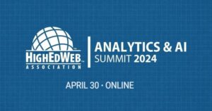 HighEdWeb 2024 Analytics and AI Summit logo