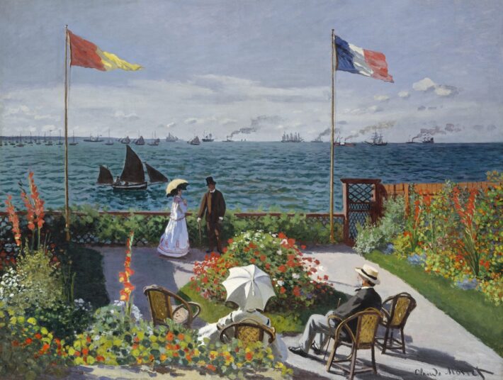 Gardenat Sainte-Adresse by Claude Monet 1867